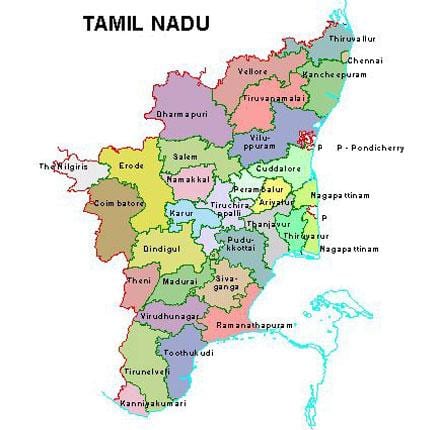 ನಕ್ಷೆ ಚೆನ್ನೈ ತಮಿಳು ನಾಡು